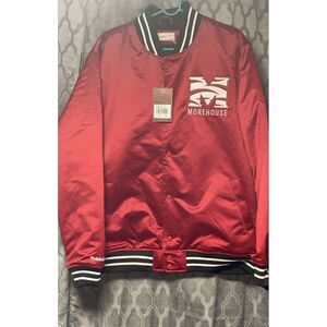 ✅NWT Morehouse College Heavyweight Satin Men's Jacket Sz XL $150